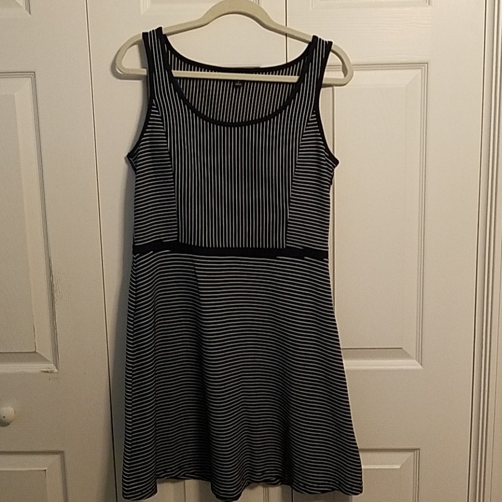 Tommy Hilfiger navy pinstripe dress